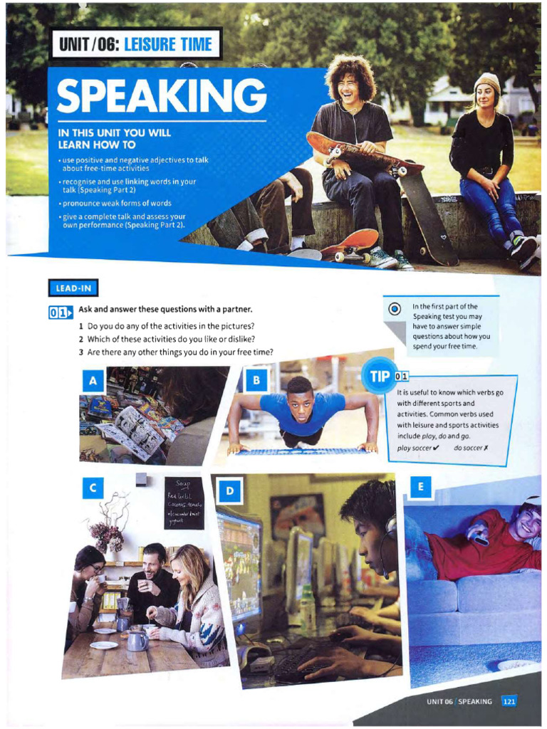 06 Speaking Unit 6 | PDF