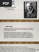 Dewey's 1938 Experience and Education PDF | PDF | John Dewey | Academic ...