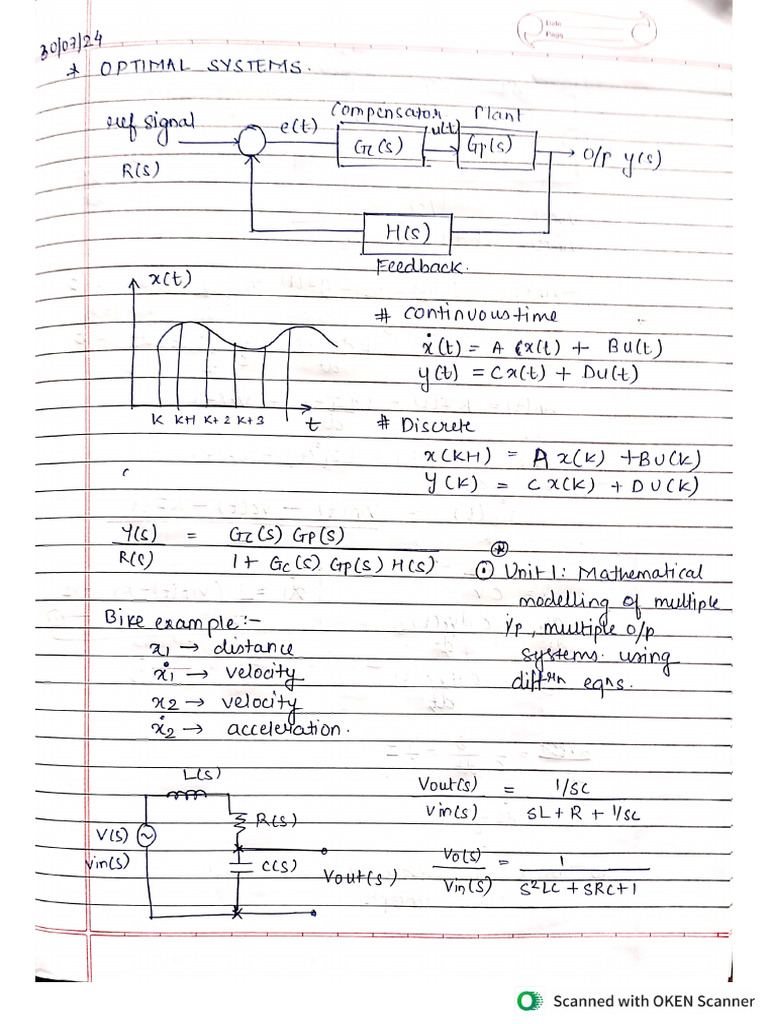 Optimal Notes | PDF