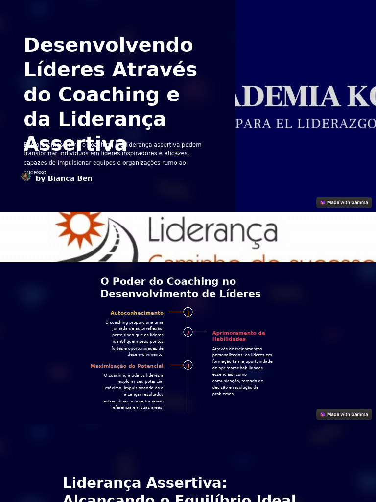 Desenvolvendo Lideres Atraves Do Coaching E Da Lideranca Assertiva Pdf