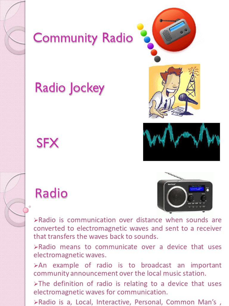 Community Radio, Radio Jockey, SFX | PDF
