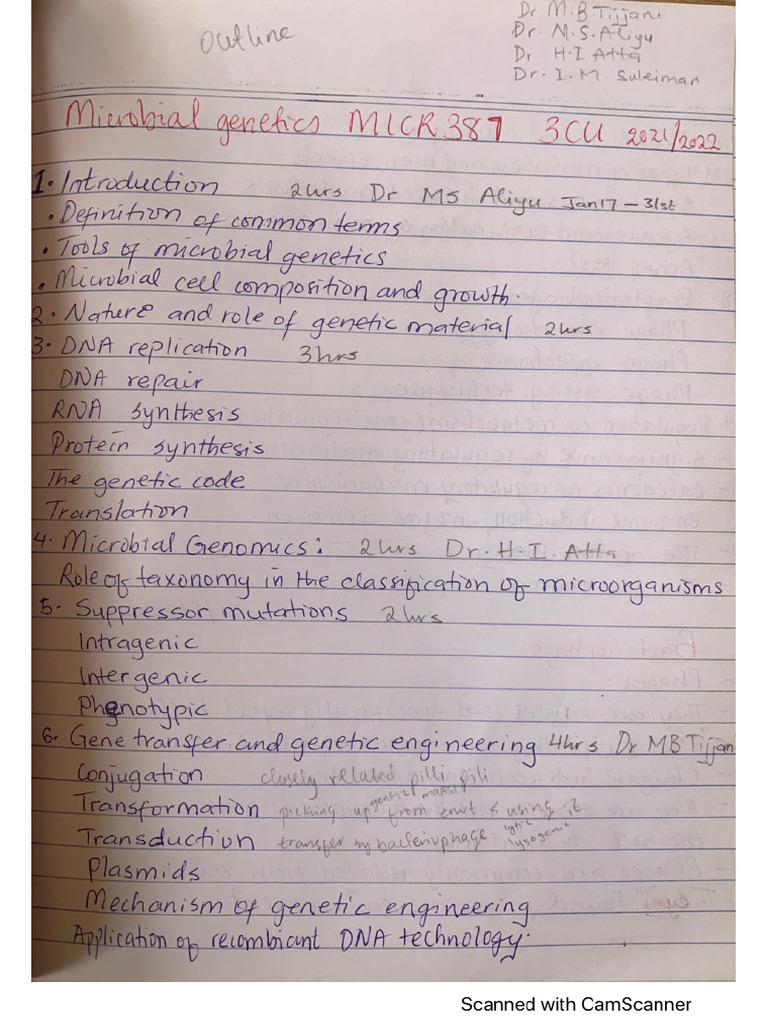 Micr Genetics 387 | PDF