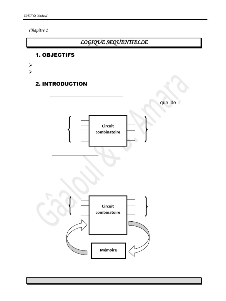 Chapitre 2 1 Logique Sequentielle | PDF