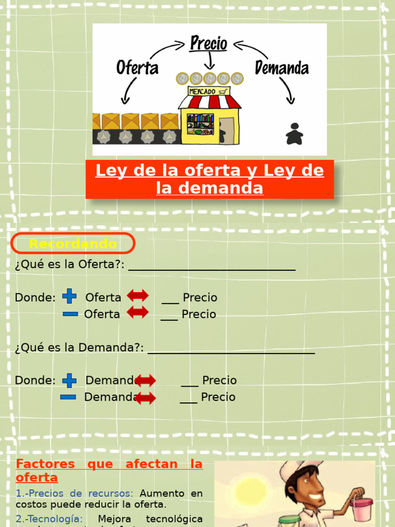 Ley de Oferta y Demanda | PDF
