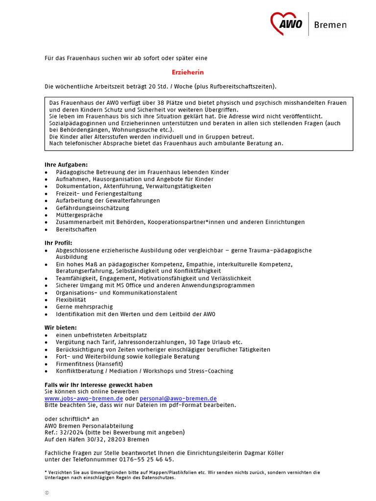 Frauenhaus Erzieherin 2024 04 1 PDF