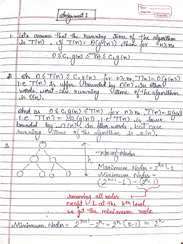 Daa Assignment | PDF