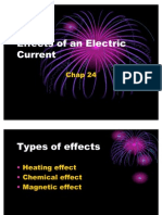 Effects of an Electric Current