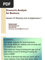 Demand and Elasticity Worksheet | Price Elasticity Of Demand | Demand