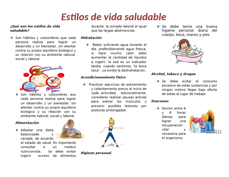Guía de Estilos de Vida Saludable | PDF