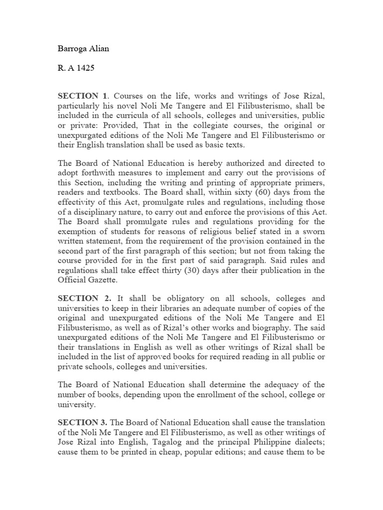 RA1425 Final | PDF