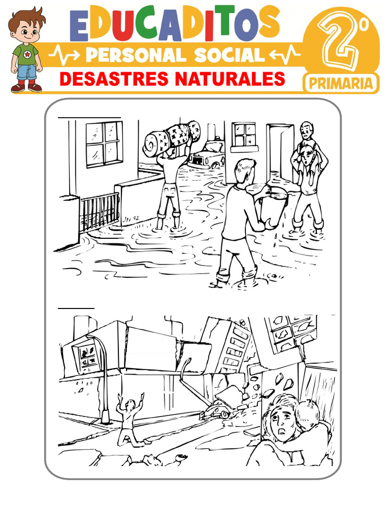 Desastres Naturales para Segundo Grado de Primaria | PDF