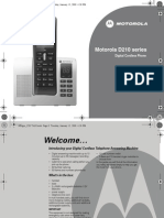 Motorola D210 Userguide XZ-En