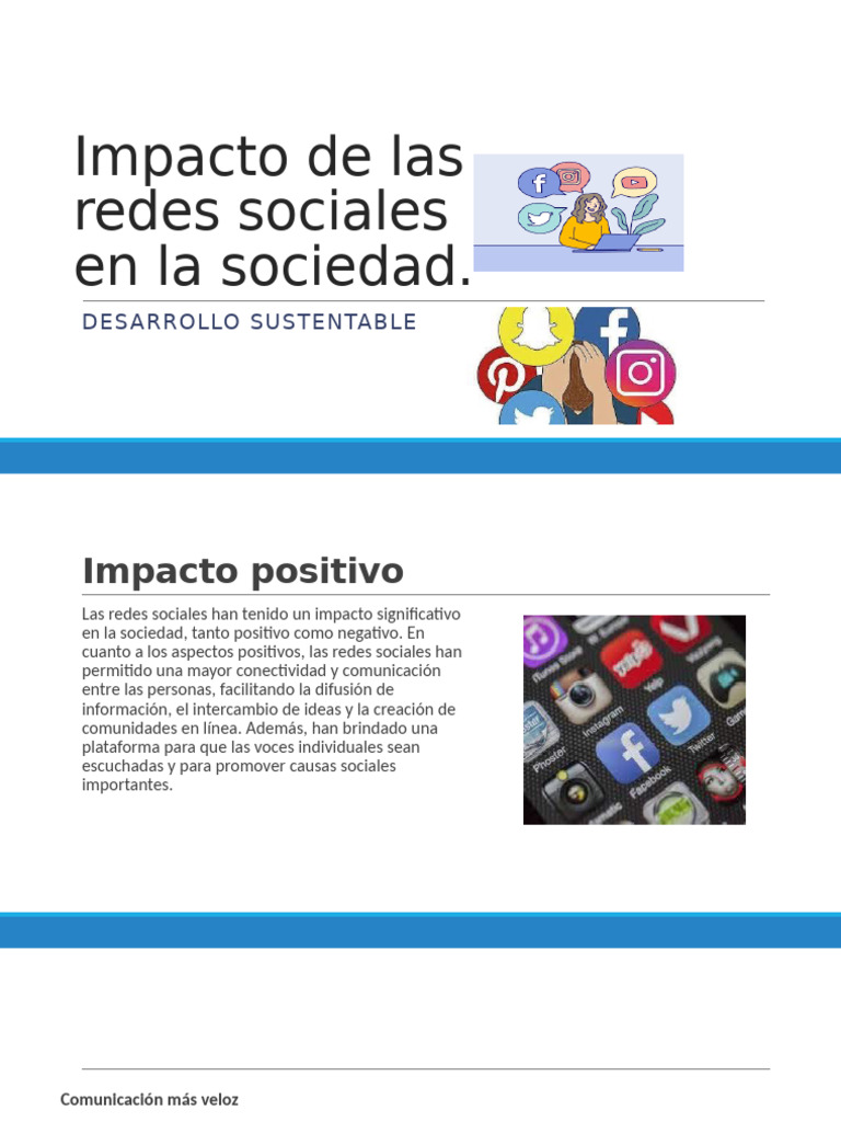 Impacto de las Redes Sociales en la Sociedad | PDF | Red social | Sociedad