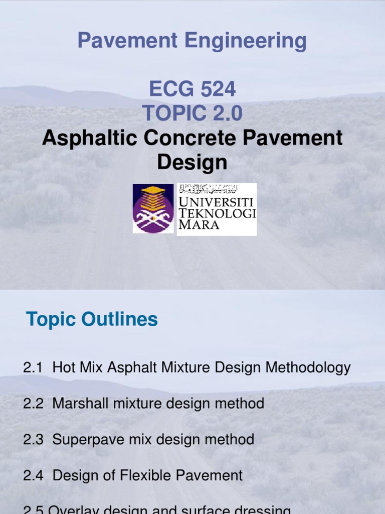 Asphalt Concrete Pavement Design Guide | PDF | Road Surface | Asphalt