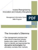 BPR, Innovation, and Disruptions