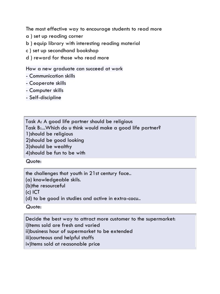 Muet Speaking Pdf