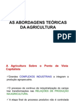 As Abordagens Teóricas Da Agricultura