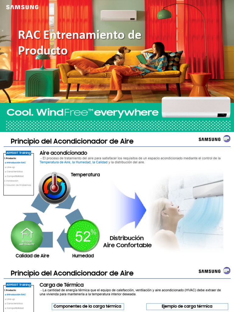 RAC Entrenamiento de Producto Samsung | PDF