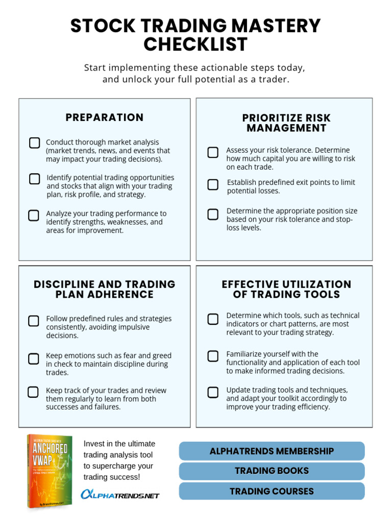 Stock Trading Checklist | PDF