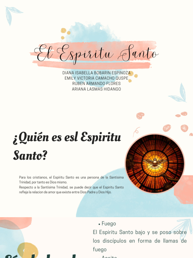 El Espiritu Santo | PDF