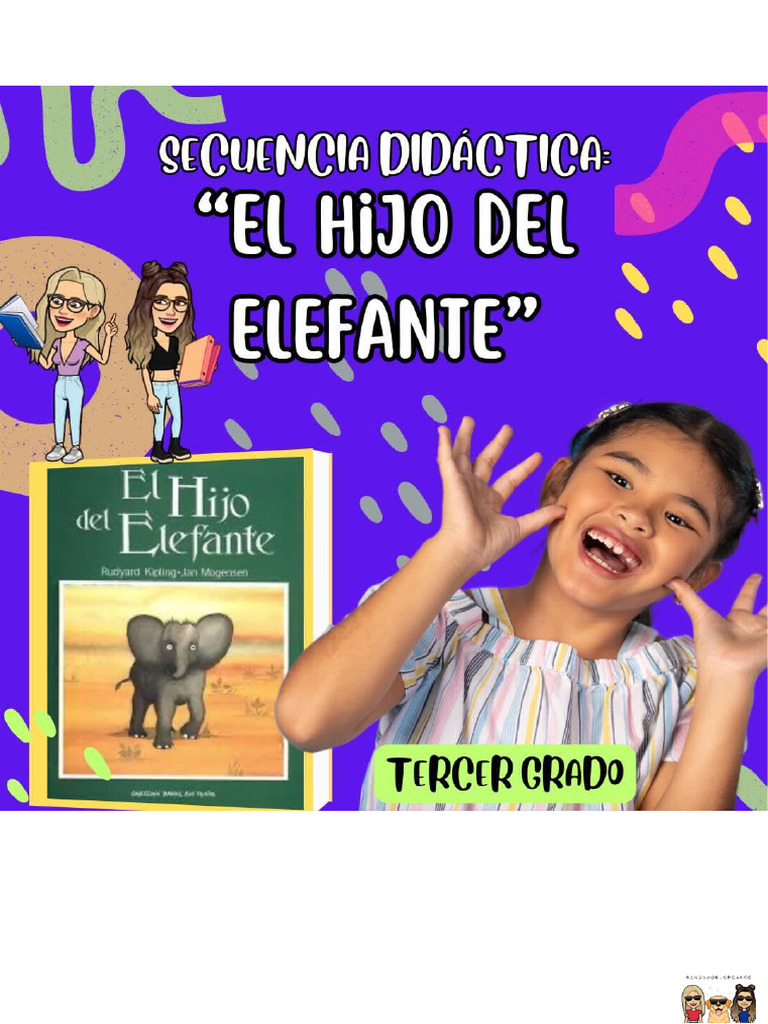 Secuencia Didáctica. El Hijo Del Elefante. Comprensión Lectora. Tercer ...