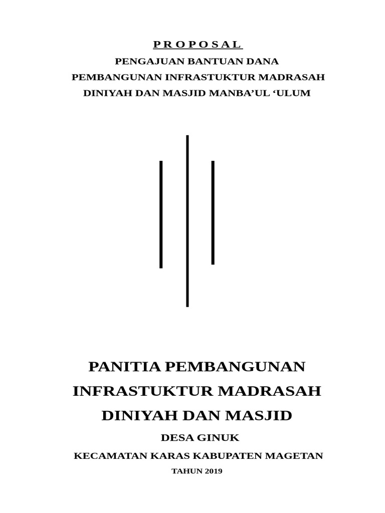 Proposal dana bantuan madin dan masjid pdf