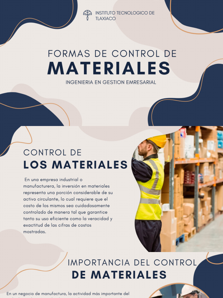 2.1.1 Formas de control de materiales | PDF