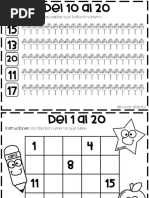 Cuadernillo de Números del 1 al 100 | PDF
