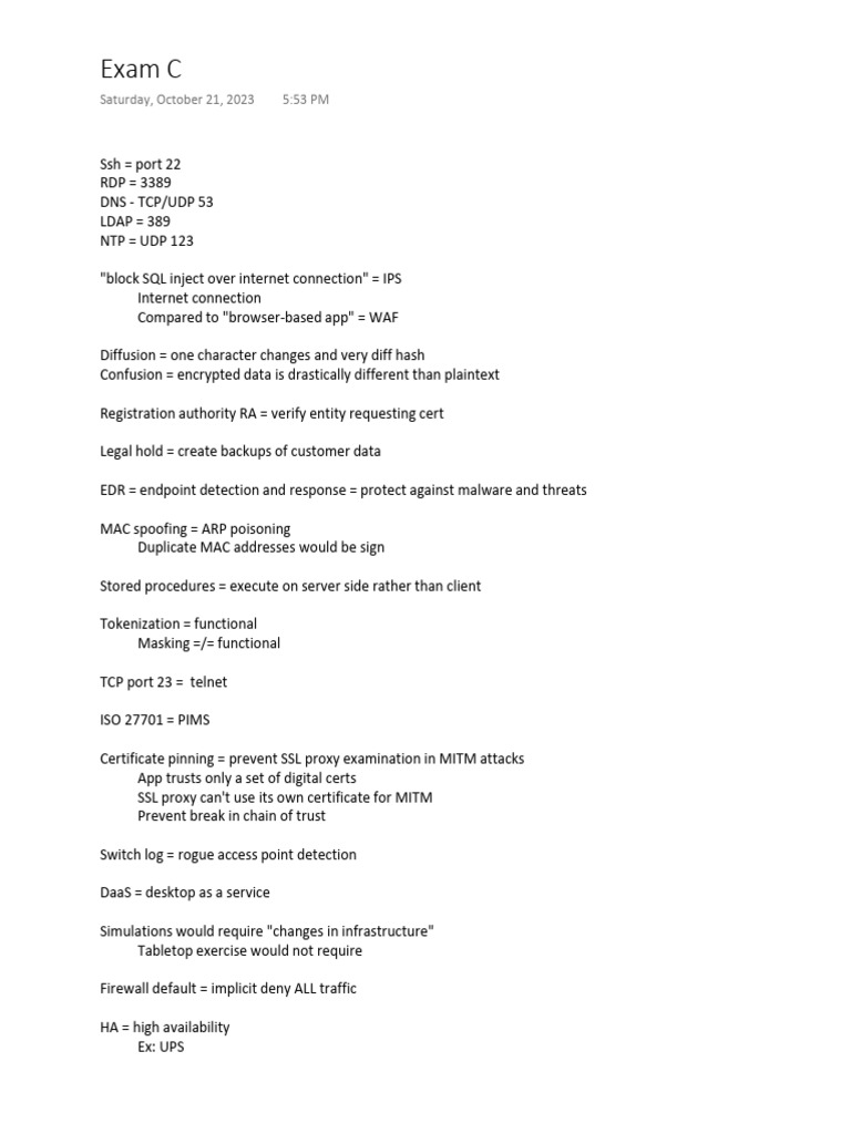 Exam C | PDF