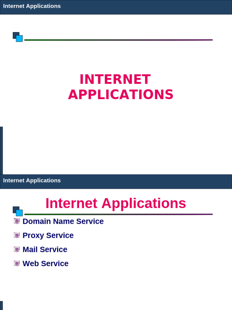 Internet Application | PDF