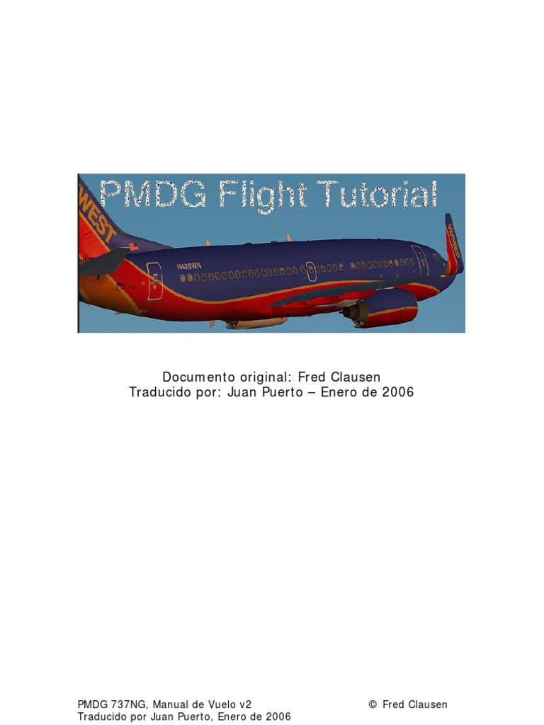 PMDG 737NG Manual de Vuelo v2 | PDF | Avión | Vehículos