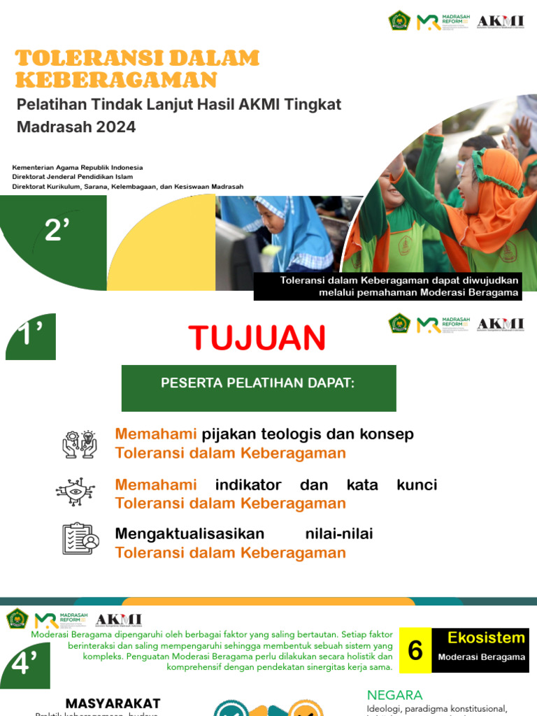 PPT Materi Toleransi Dalam Keberagaman (Akmi) | PDF