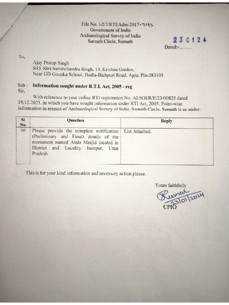 Rti Asi | PDF
