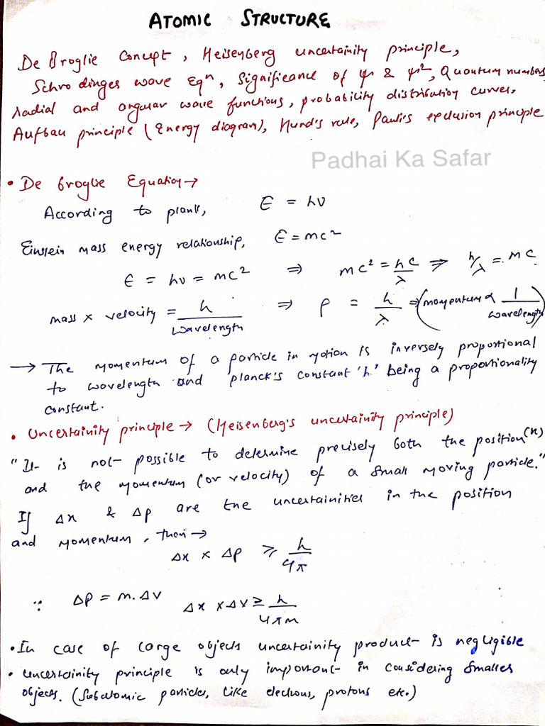 Atomic Structure | PDF