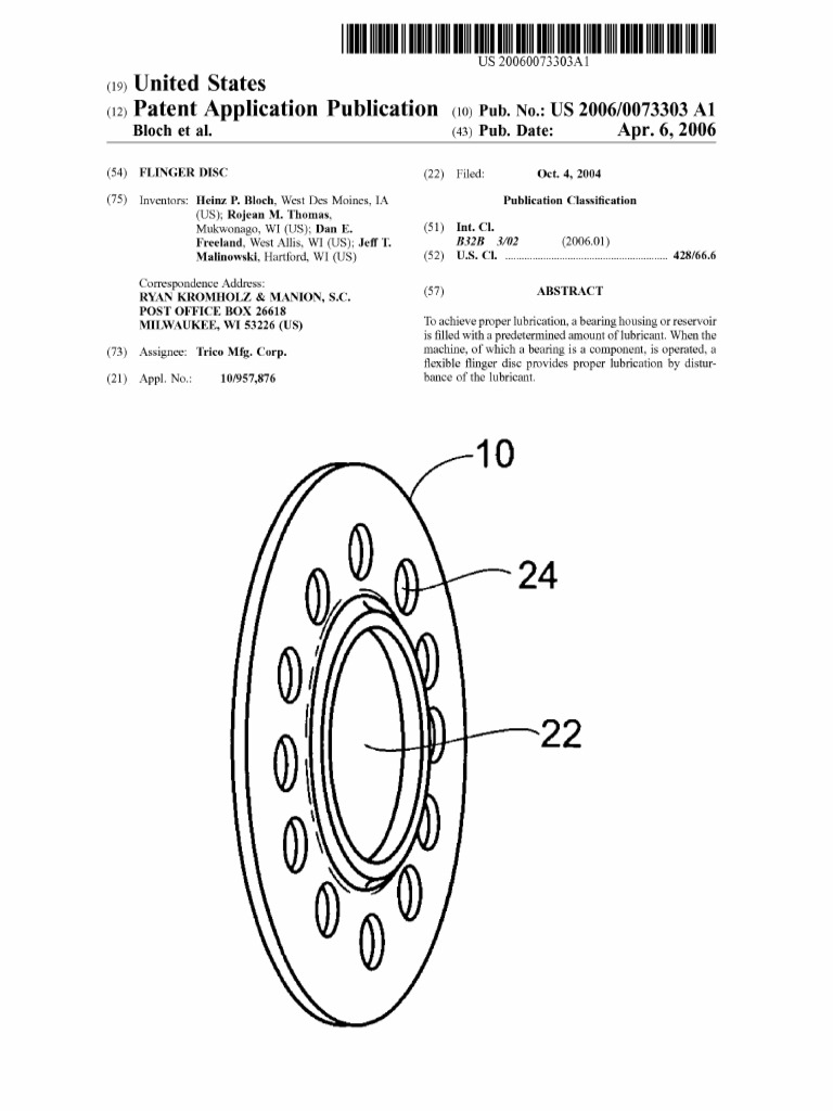 Flinger Disc for Enhanced Lubrication | PDF | Bearing (Mechanical ...