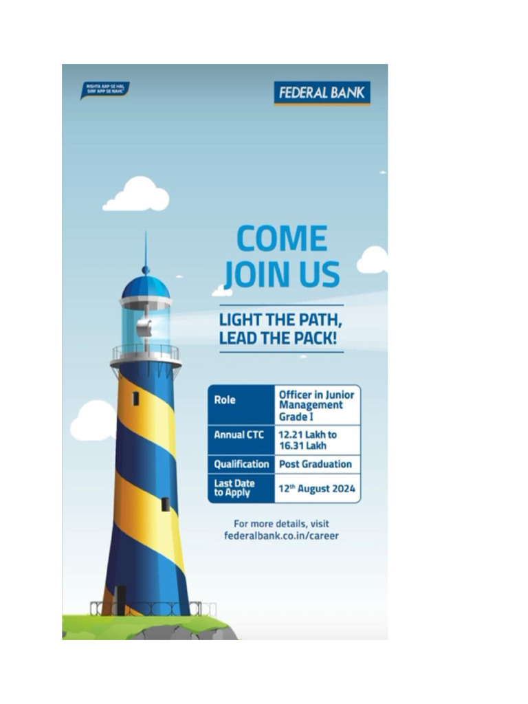 JD - Federal Bank | PDF