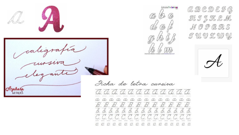 Letras a Cursiva | PDF