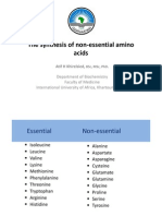 Amino Acid Bio Synthesis 2012, International University of Africa, Atif Hassan Khirelsied