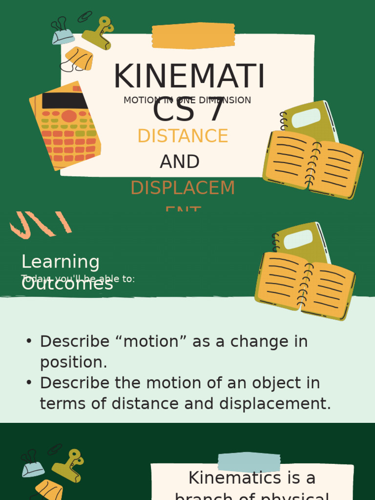 Kinematics 7 | PDF