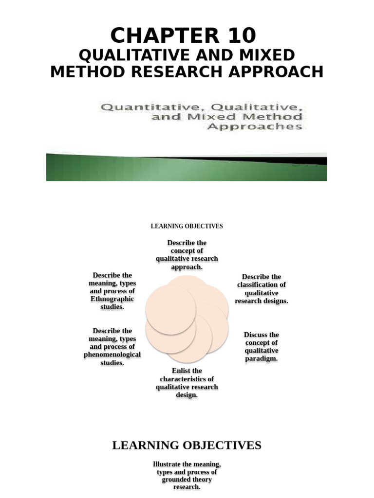 Qualitative and Mixed Method Research Guide | PDF | Qualitative ...