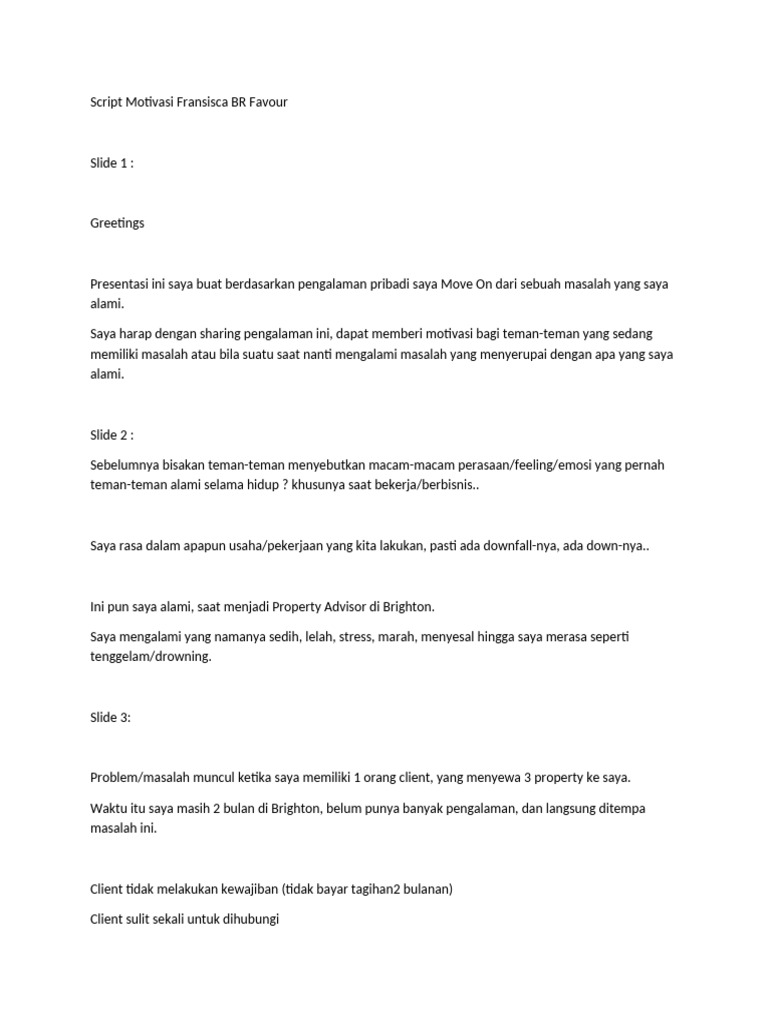 Script Moving ON | PDF