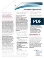 Lawful Intercept Support Datasheet