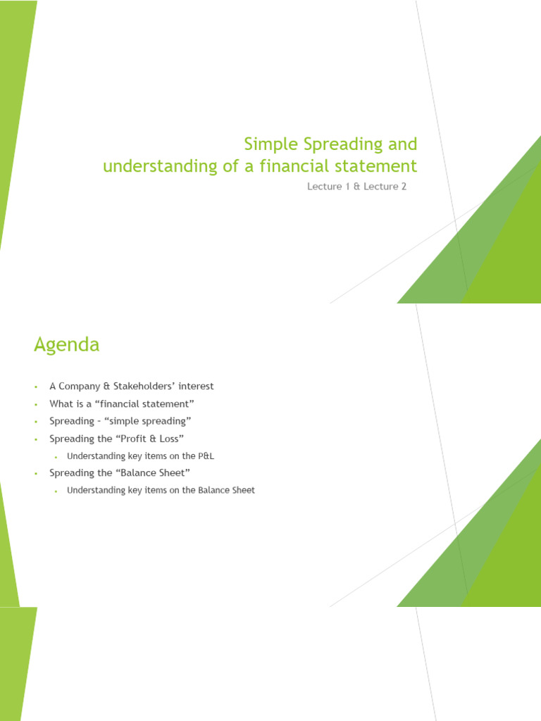 Understanding Financial Statements Basics | PDF | Dividend | Income ...
