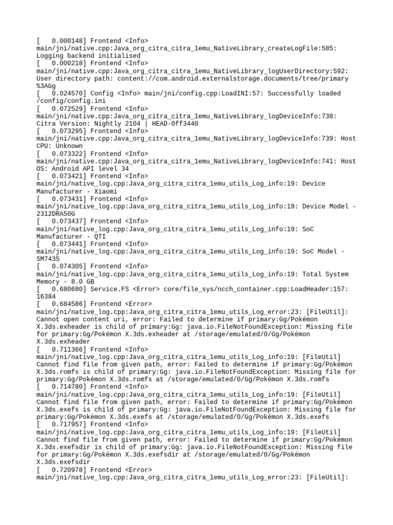 Citra Log | PDF