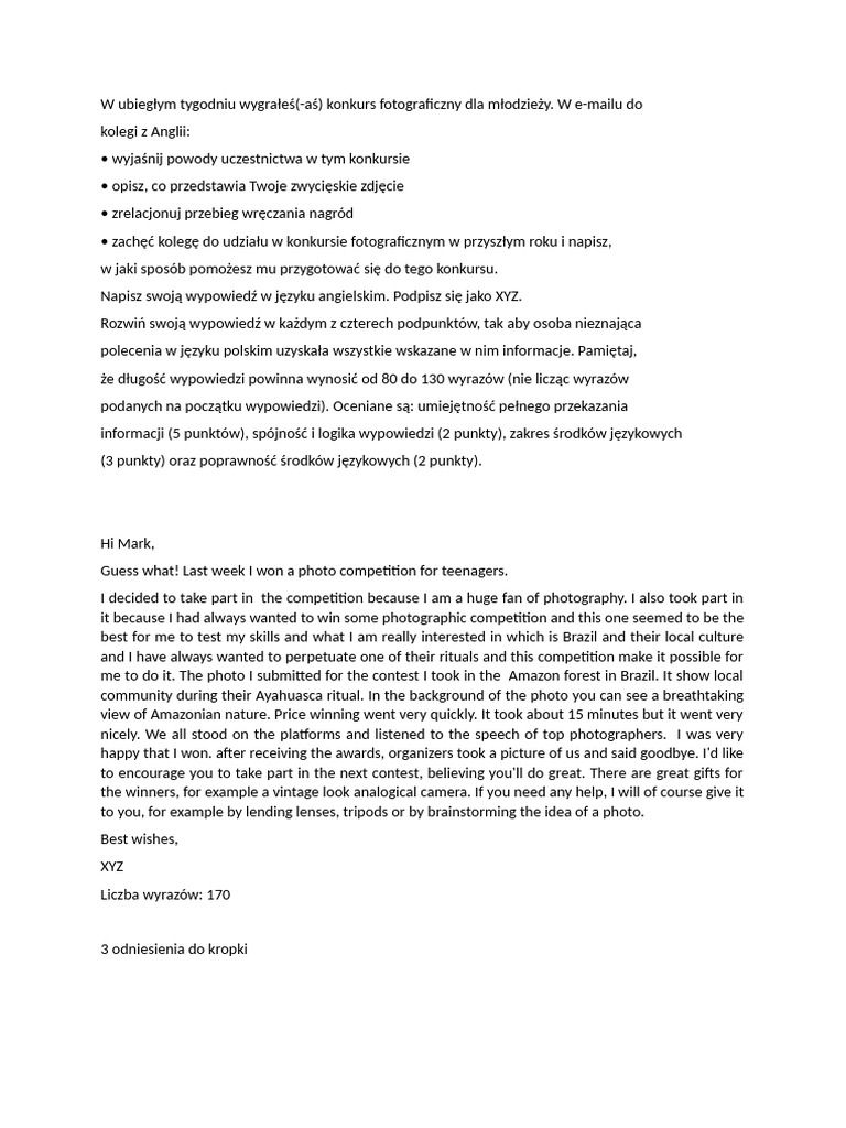 Photographic Competition | PDF