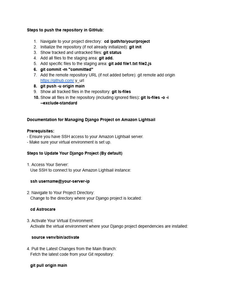 Git Command | PDF