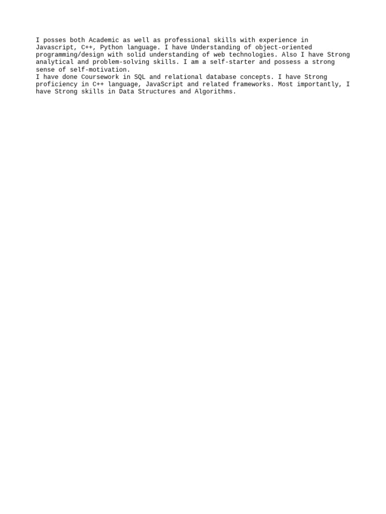 Required skills academic or profes pdf