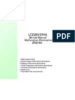 LCD26V37HA Service