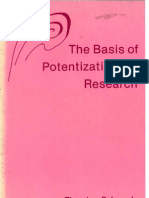 The Basis of Potentization Research