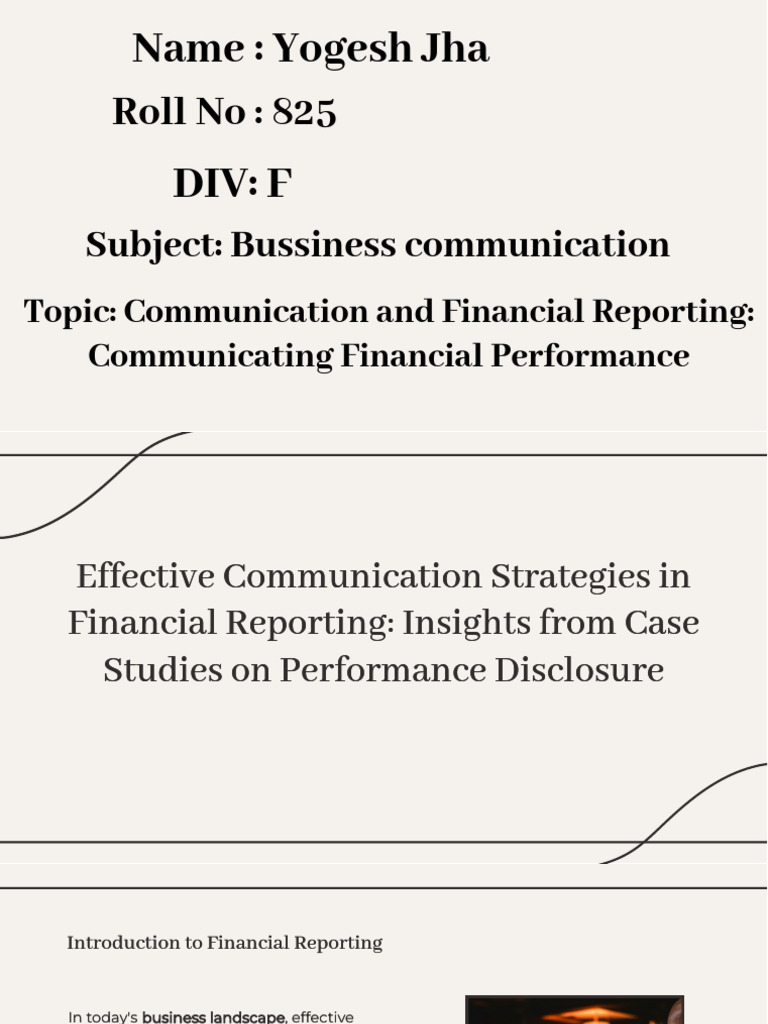 Slidesgo Effective Communication Strategies in Financial Reporting ...